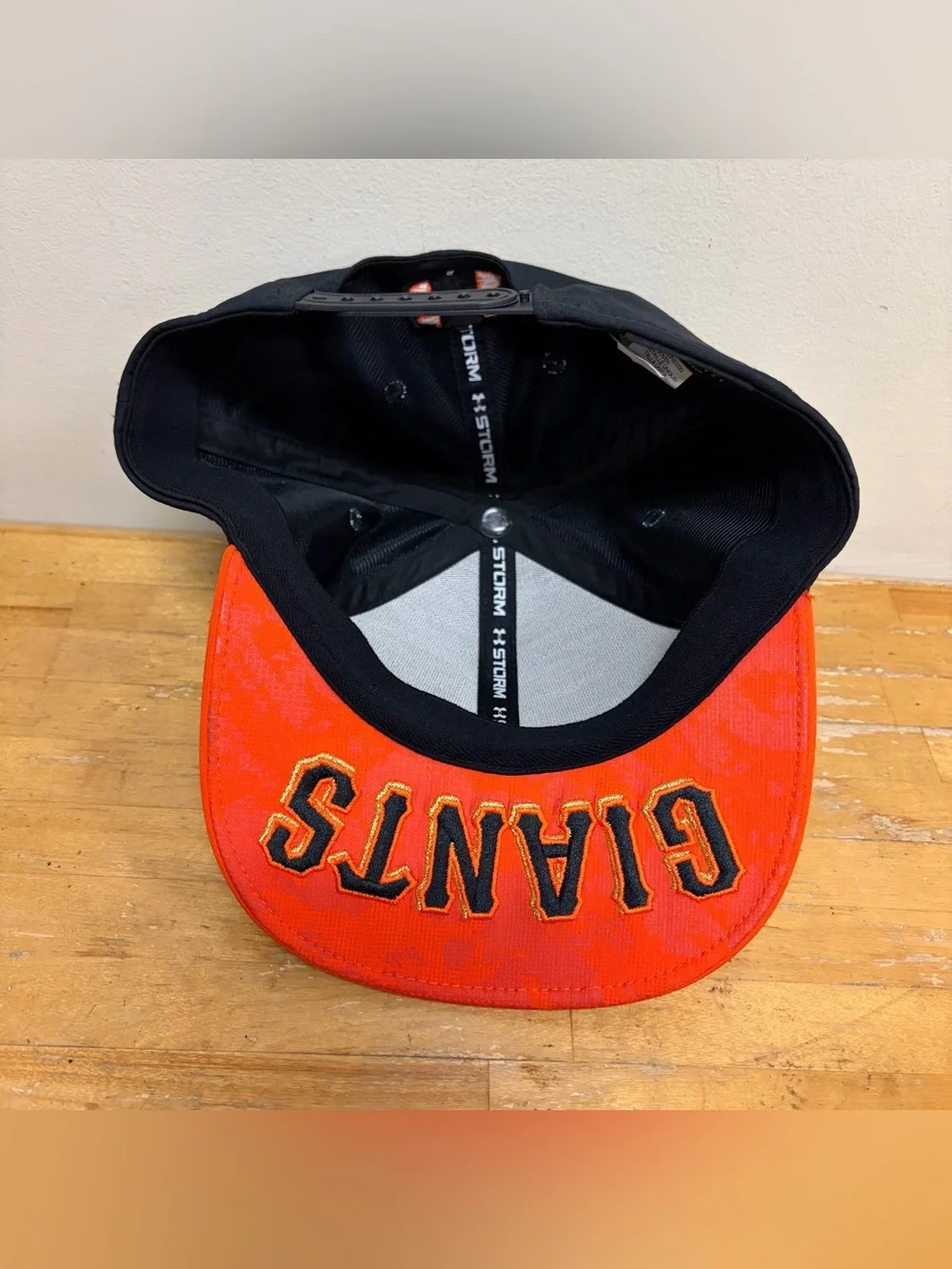 Under Armour San Francisco Giants Baseball Orange / Black Youth Hat